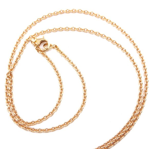 Cartier Rose Gold 18k 750 Love Mini Rings Necklace - Picture 5 of 11